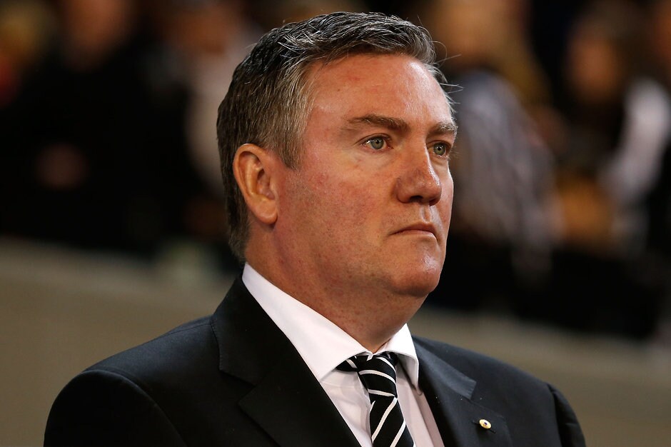 AFL 2014 Rd 17 - Essendon v Collingwood Collingwood president Eddie McGuire - ${keywords}